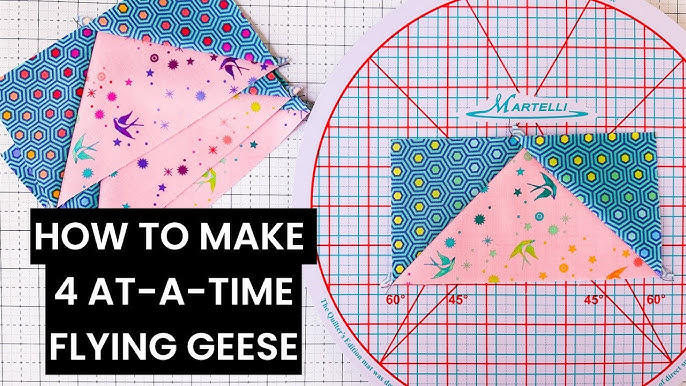 Wonky Geese? Troubleshoot Flying Geese Quilt Blocks: Tips & Techniques for  Success! 