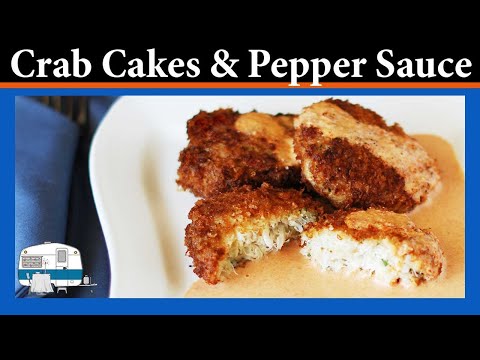 How to cook Crab Cakes with Roasted Bell Pepper Sauce