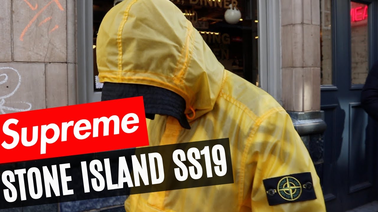   SUPREME X STONE ISLAND SS19 WEEK 3 DROP   STREET TOURS