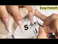 How to Draw Easy French Nails - step by step - DyAn Saxton
