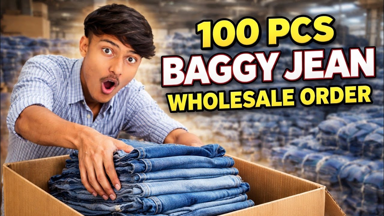 100 Baggy Jeans Order #thriftwholesaler