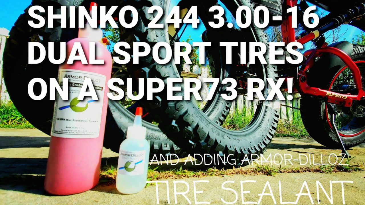 Shinko 244 Dual Sport tires on a SUPER73 RX! (size 3.0016) YouTube