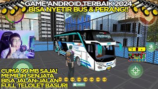 GAME TERBAIK 2024! BISA NYETIR BUS BASURI DAN PERANG LAWAN MUSUH - Bus The Game Telolet Basuri screenshot 2