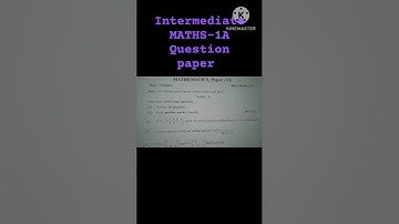 Ts inter 1st year Maths-1A 2024 Question paper #intermediate #maths1a #board #ipe #exam #question
