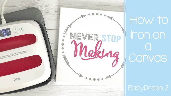 Cricut Easy Press Mat & Easy Press Recommended Settings