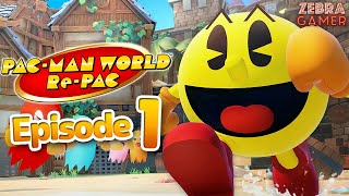 PAC-MAN WORLD Re-PAC Gameplay Walkthrough Part 1 - Pirate Ship Area 100%!