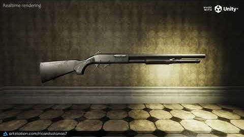 Remington870 in Unity Realtime rendering