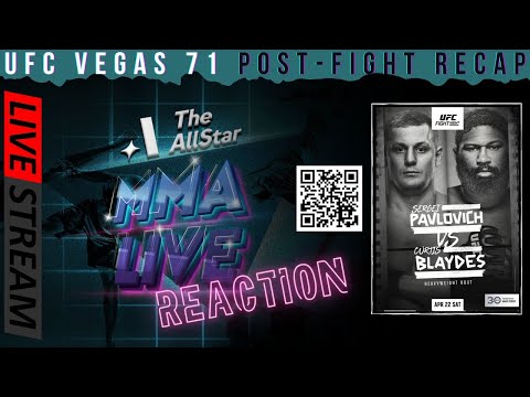 UFC Vegas 71 Reaction Show | Sergei Pavlovich KOs Curtis Blaydes, Bobby Green headbutts Jared Gordon