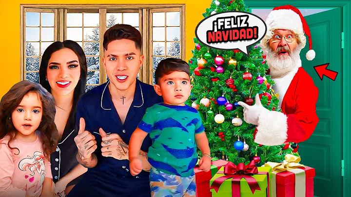 Santa llegó a casa a darles regalos a Kima y Juanito 🎅🏻 Jukilop | Kimberly Loaiza