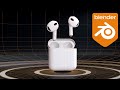Blender Product Visualization Tutorial - Apple Airpods (Aryan)