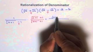 Rationalize Denominator