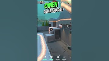 Why enemy omen is so dumbbb..??? 😁😁  #valorant #valoranttips #valorantclips #valorantclutchmoments