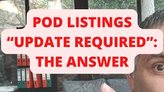 UPDATE Required On Listings - Etsy POD Problem - The Answer