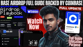 Base Airdrop Full Guide Backed By Coinbase | Base Airdrop | Base | XYZ Crypto