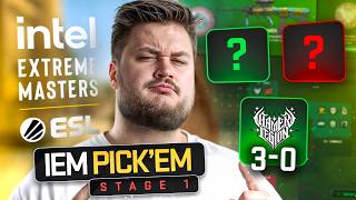 MY PICK'EM COLOGNE MAJOR 2026 - STAGE 1