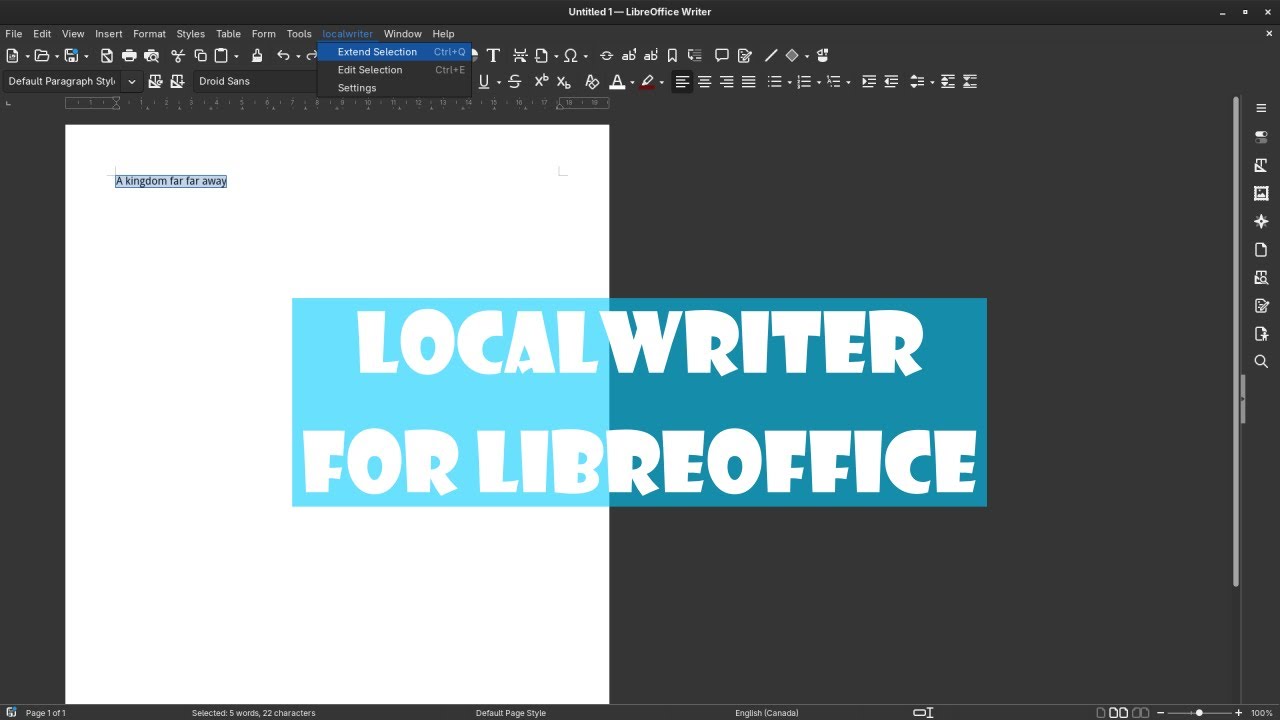 Улучшите LibreOffice с помощью ИИ: руководство по установке LocalWriter (Fedora и Qwen2.5-Coder)