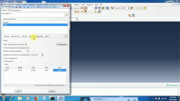 Piezoelectric Energy harvesting# PZT 5H Property creation in ABAQUS