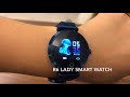 Diliberto r6 lady smart watch with heart rate and blood pressure