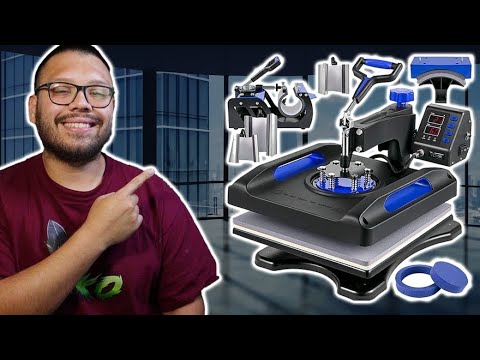 Best Heat Press Machine 2021, Starcraft 8-in-1 Unboxing