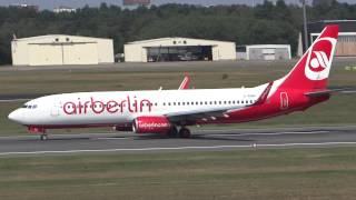 Airberlin 737-800 Takeoff At Berlin Tegel Airport D-Abbk