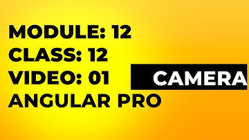 Module-12 Class-12 Video-01 Angular Pro