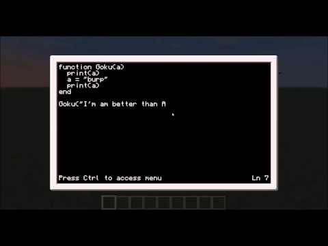 Computer craft Tutorial 3   Basic Functions