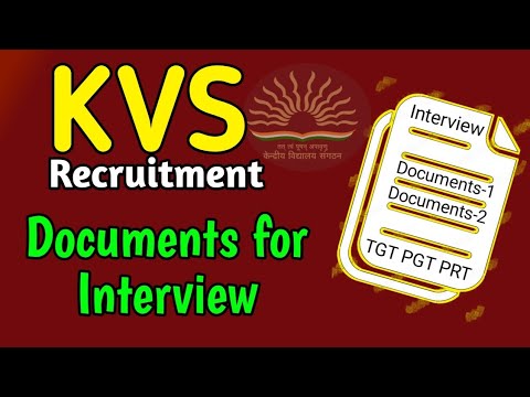 Walk In Interview Form Kvs How to start KVS Interview Preparation | Documents for Interview ...