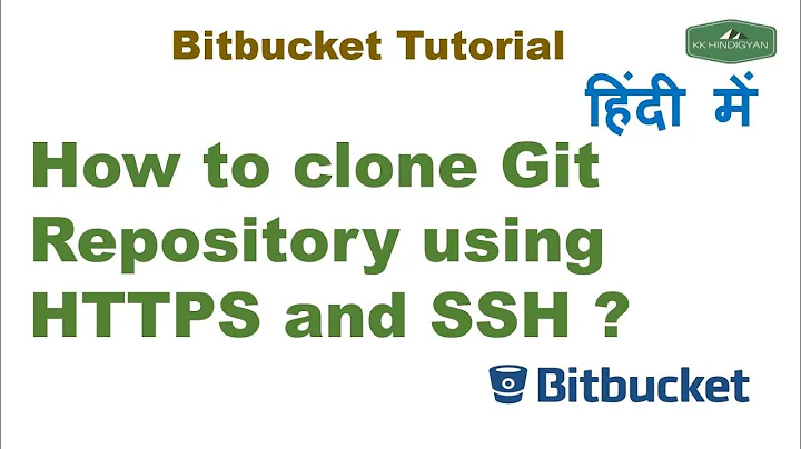 How to clone Bitbucket Repository using HTTPS and SSH ? | Clone Bitbucket Repository | Hindi