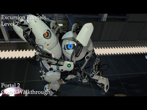 Portal 2 Co-op Walkthrough: Excursion Funnels Level 7