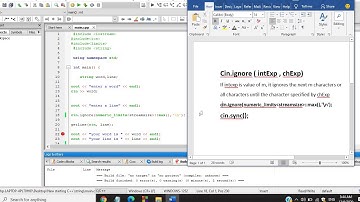cin.ignore(), cin.sync details (While using cin.getline() after cin object)