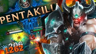 🔥ESTA BUILD GANA 1vs9🔥 | El Dios de las Pentakills | Tryndamere | LoL | SeVenJungle