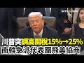 川普對韓國關稅政策