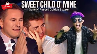 Best Auditions Cover Song Guns N'Roses is very melodious and touches the heart | Americas Got Talent