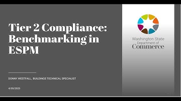 CBPS Training Webinar: Benchmarking on ESPM Recording 4/30/25