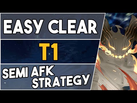 T1 | Semi-AFK Easy Strategy |【Arknights】