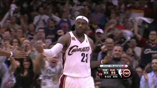 LeBron James Highlights vs. Chicago Bulls 2010 NBA Playoffs G5 (2010.04.27) - 19 Pts