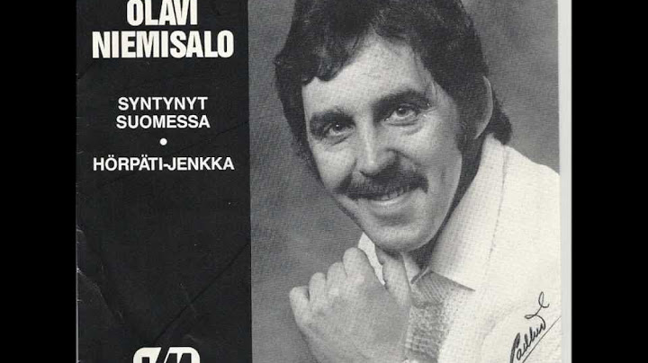 Syntynyt suomessa..wmv. Olavi Niemisalo