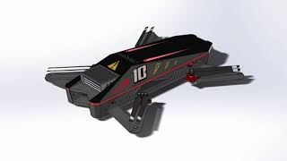 Racing Drone Animation