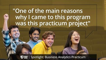 Spotlight: Business Analytics Practicum at Wake Forest University School of Business
