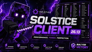 Solstice Client (26.13+) - Updated Best Free Minecraft Bedrock Hacked Client in 2026