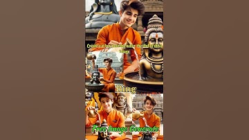 Create a ai boy pouring water idol of shiva image | Lord Shiva Viral image | Shiva image generate