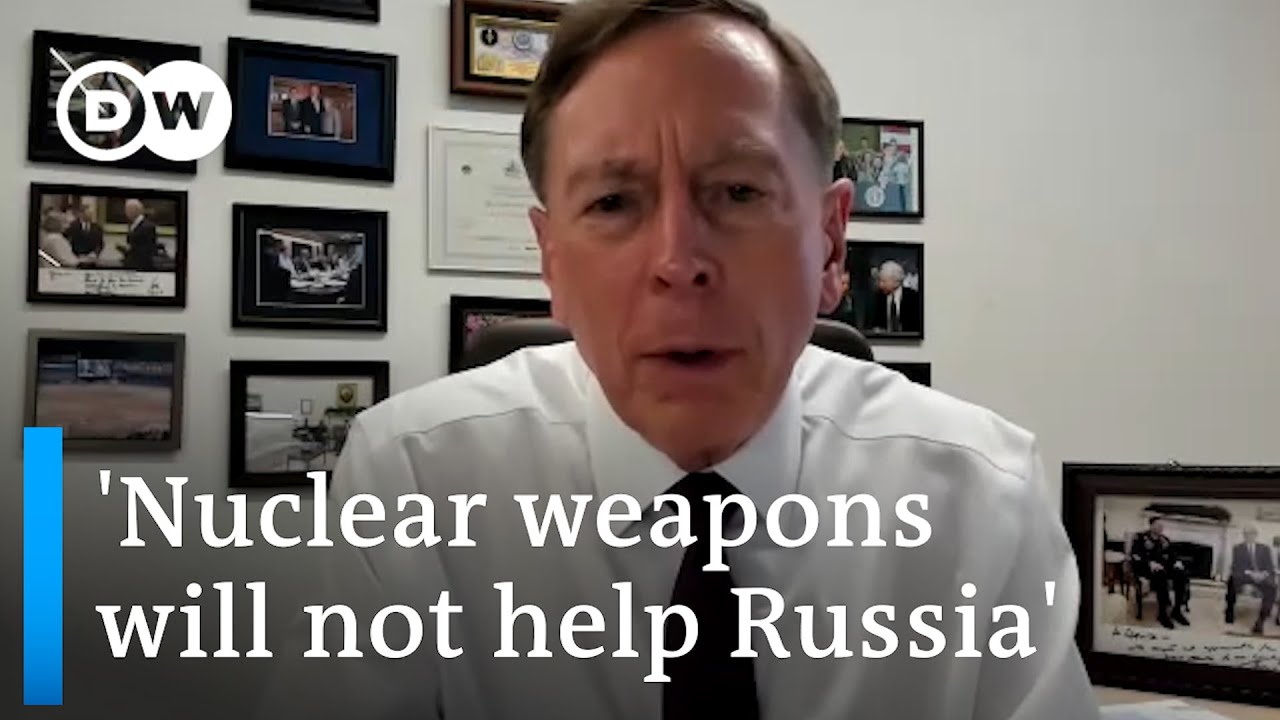 ⁣General Petraeus: Putin is desperate and in an irreversible situation | DW News