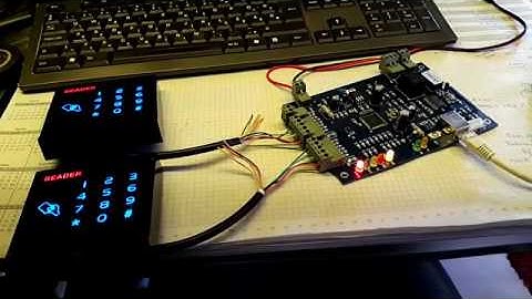 Single Door Access Control Board via TCP/IP ACB-T01 in work