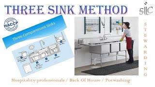 Three Sink Method for Potwashing