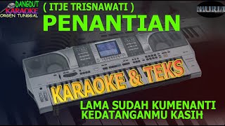 karaoke dangdut PENANTIAN ITJE TRISNAWATI kybord KN2400/2600