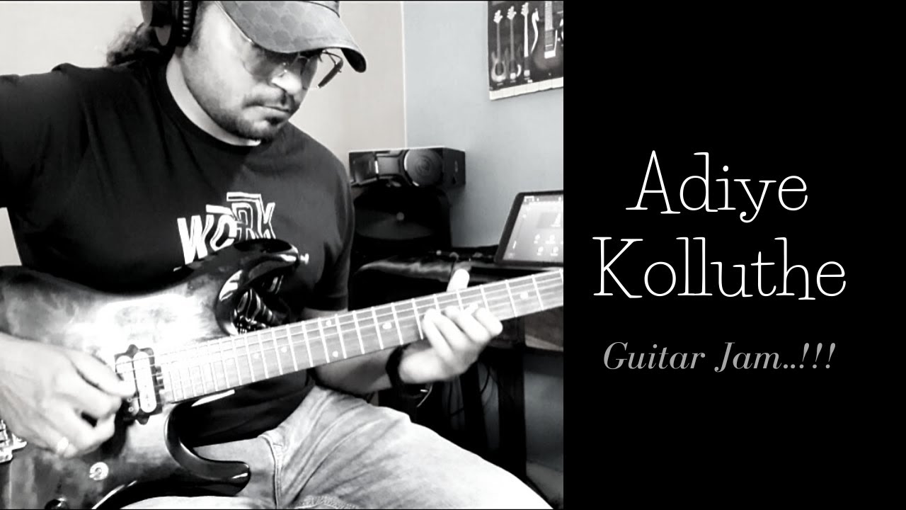 Adiye Kolluthe Cover Guitar Jam by Kasinath Menon  Vaaranam Aayiram  Harris Jayaraj