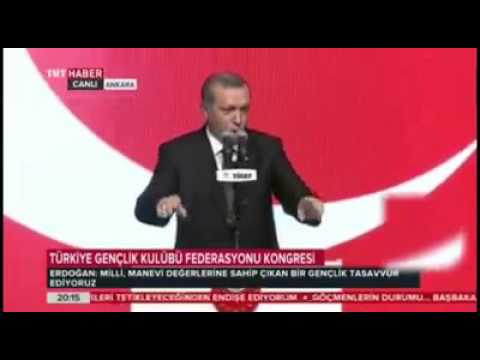 Recep Tayyip Erdoğan 'Âtiyi Karanlik Görerek Azmi Birakmak' Şiiri