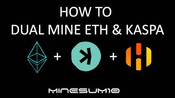 How to Dual Mine Ethereum and Kaspa Tutorial Guide - New GPU Mineable Coin