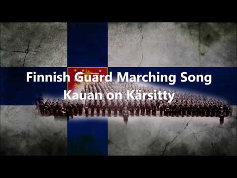 Kauan on Kärsitty - Finnish Guard Marching Song (Lyrics)
