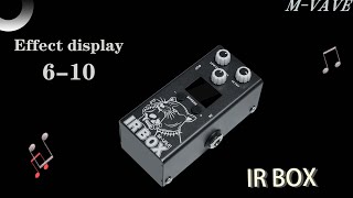 M-VAVE New product IR BOX Effect Display 6-10